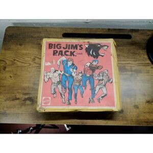 Vintage 1970s Mattel Big Jim’s P.A.C.K. Vinyl Carrying Case